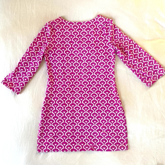 Barbara Gerwit magenta patterned mini dress/tunic M - Picture 5 of 7